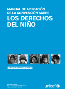 Manual de aplicación de la convención sobre los derechos del niño