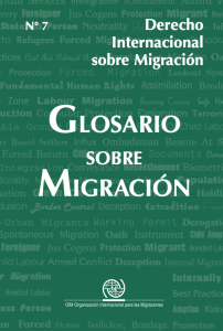 Glosario sobre migración