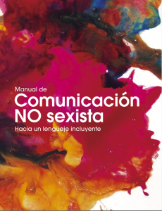 Libro comunicación No Sexista